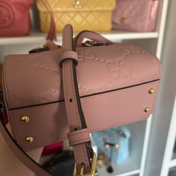 Gucci GG Super Mini leather tote bag - Picture 7 of 8
